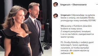 Kinga Rusin i Piotr Kraśko nagrywają spot promocyjny "Dzień Dobry TVN"