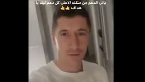"Cześć Mostafa...". Zaskakujący film z Robertem Lewandowskim w roli głównej