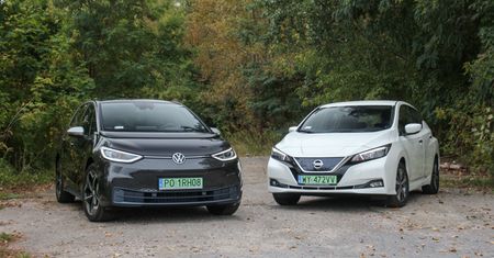Test: Volkswagen ID.3 1st vs Nissan Leaf - pierwsze takie starcie na szczycie