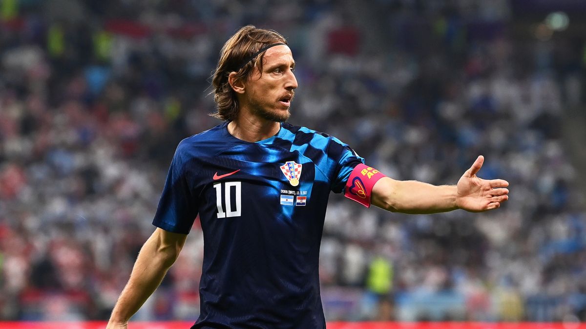 PAP/EPA / Georgi Licovski / Na zdjęciu: Luka Modrić