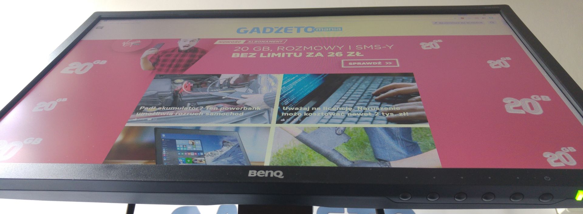 Benq GW2270H: test budżetowego monitora 21.5” z matrycą VA 10