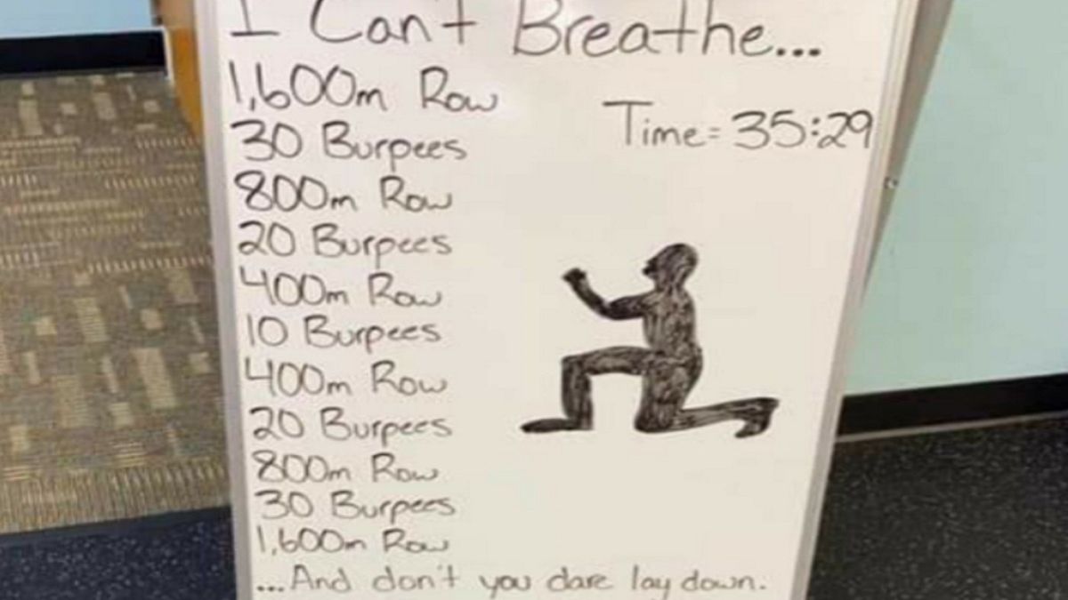 Oferta treningowa "Nie mogę oddychać" odnosi się do ostatnich słów George'a Floyda przed śmiercią