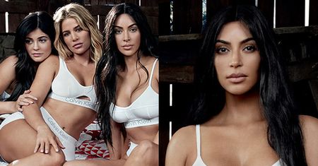 Półnagie Kardashianki w kampanii Calvina Kleina!