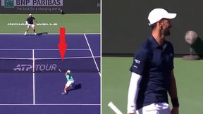 Djoković tylko się uśmiechnął. Tak go załatwił Polak