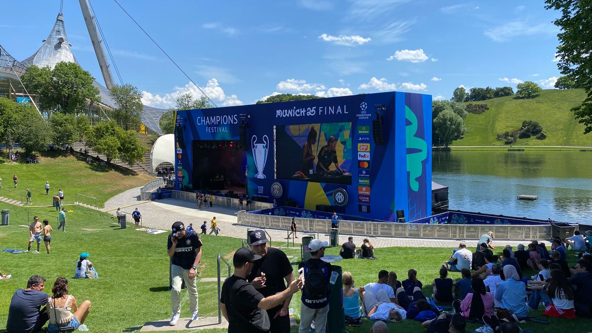 WP SportoweFakty / Dariusz Faron / Strefa kibica w Monachium