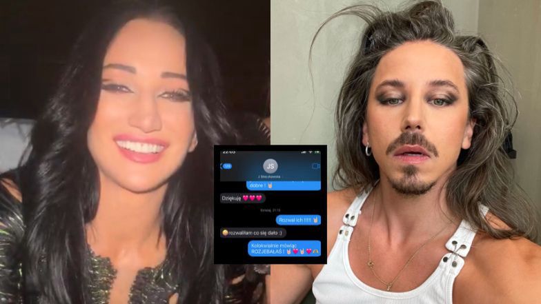 Michał Szpak napisał do Justyny Steczkowskiej tuż przed jej występem. Odpisała: "ROZWALIŁAM, CO SIĘ DAŁO"