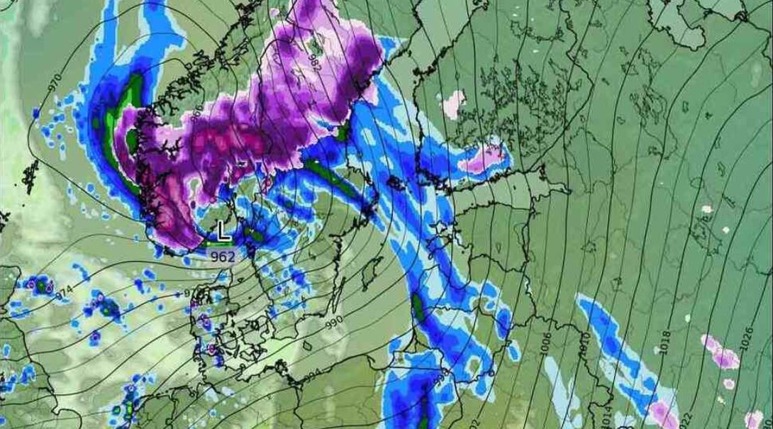 Wielkanoc w pogodzie. Prognozy mogą zaskakiwać/ mapa pogodowa