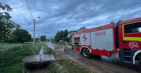 Gwałtowne burze na Śląsku. Racibórz w ciągu chwili znalazł się pod wodą