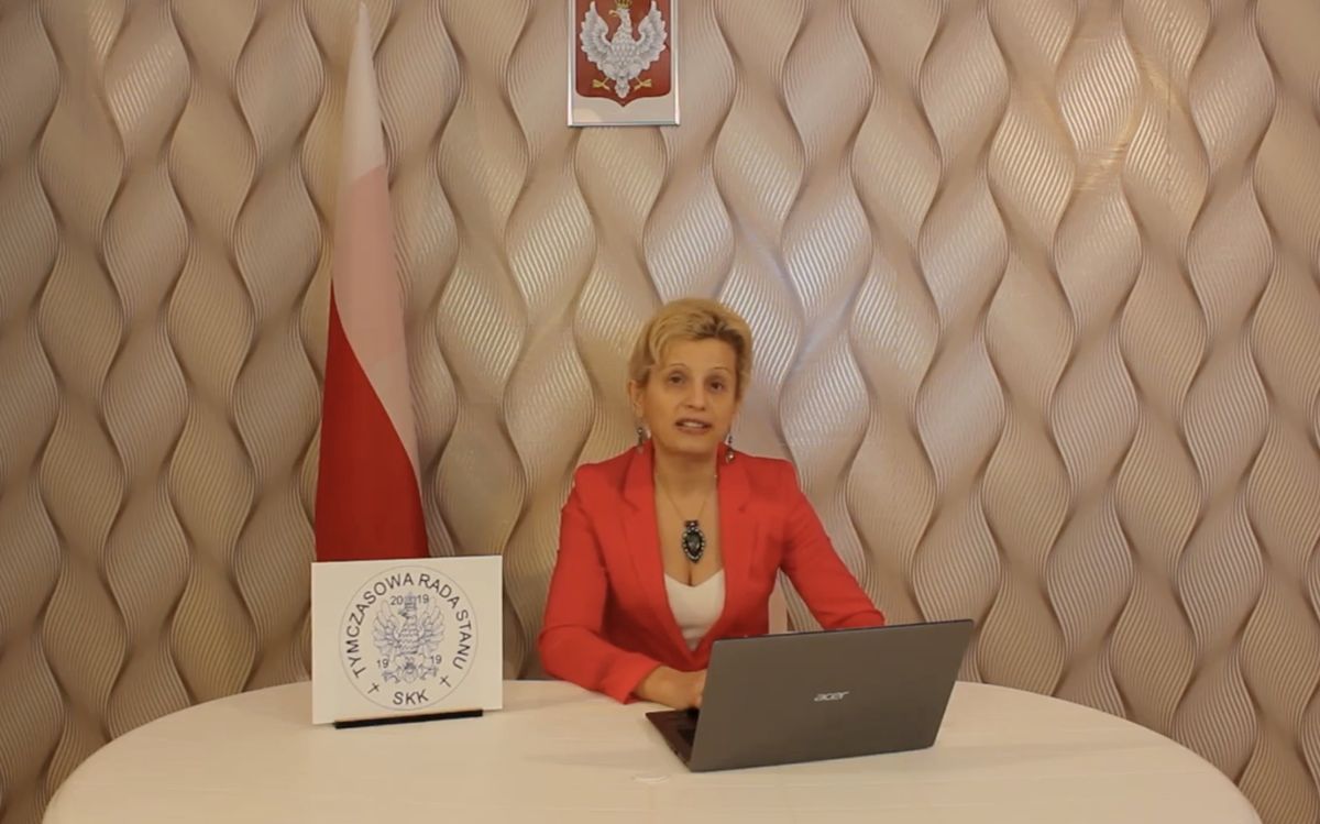 Samozwańcza prezydent Polski złożyła antycovidową petycję. Broni wolności