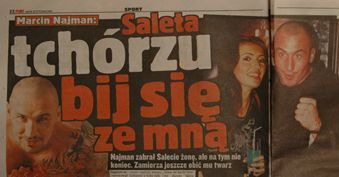 "SE"/"Fakt": Saleta zdradzony przez żonę