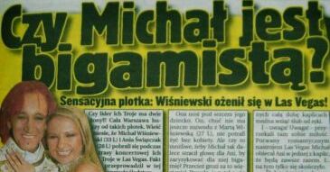 Wiśniewski i ślub w Las Vegas