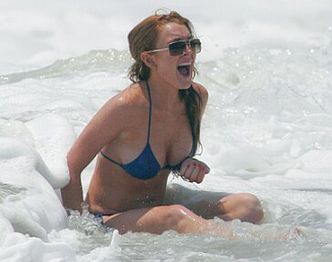 Lindsay Lohan w bikini