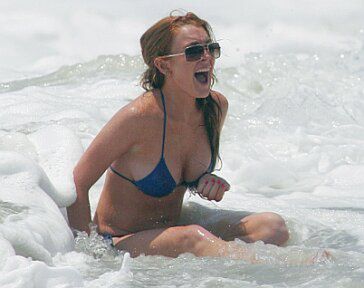 Lindsay Lohan w bikini