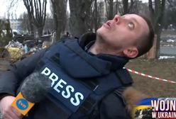 "O ku…a!". Nad głową korespondenta TVN24 nagle przeleciały rakiety. Pięć osób zginęło