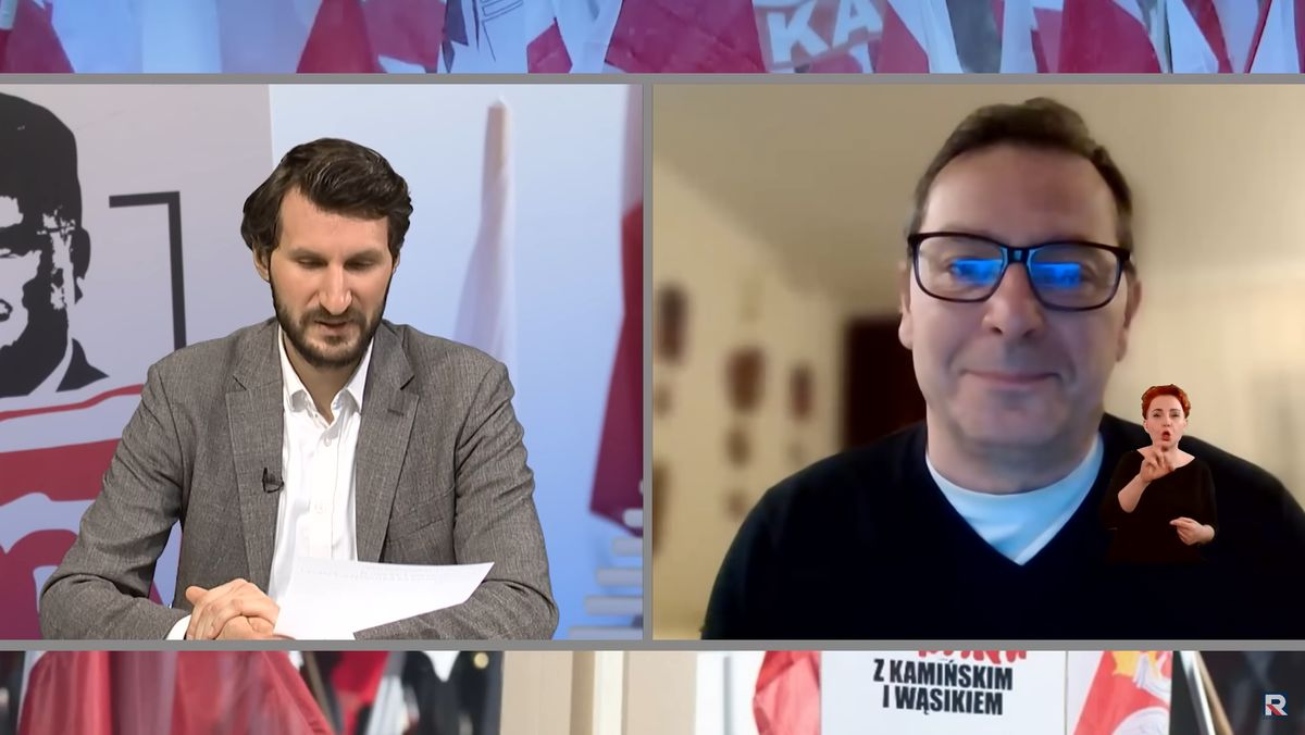 Łukasz Jankowski na antenie TV Republika rozmawiał z Michałem Adamczykiem