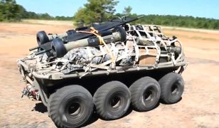 8-kołowy pojazd MUTT ma zasięg ok 100 km.