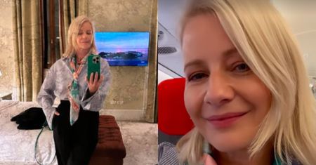 SPOTKANIE NA SZCZYCIE: Małgorzata Kożuchowska pognała do Wenecji i trzasnęła sobie wspólne selfie z Anną Lewandowską (FOTO)