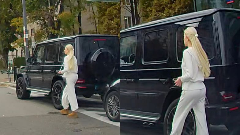 Julia von Stein parkuje na zakazie