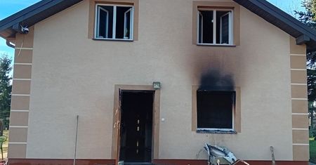 Dzieci uciekły na balkon. W pożarze zginęły zwierzęta
