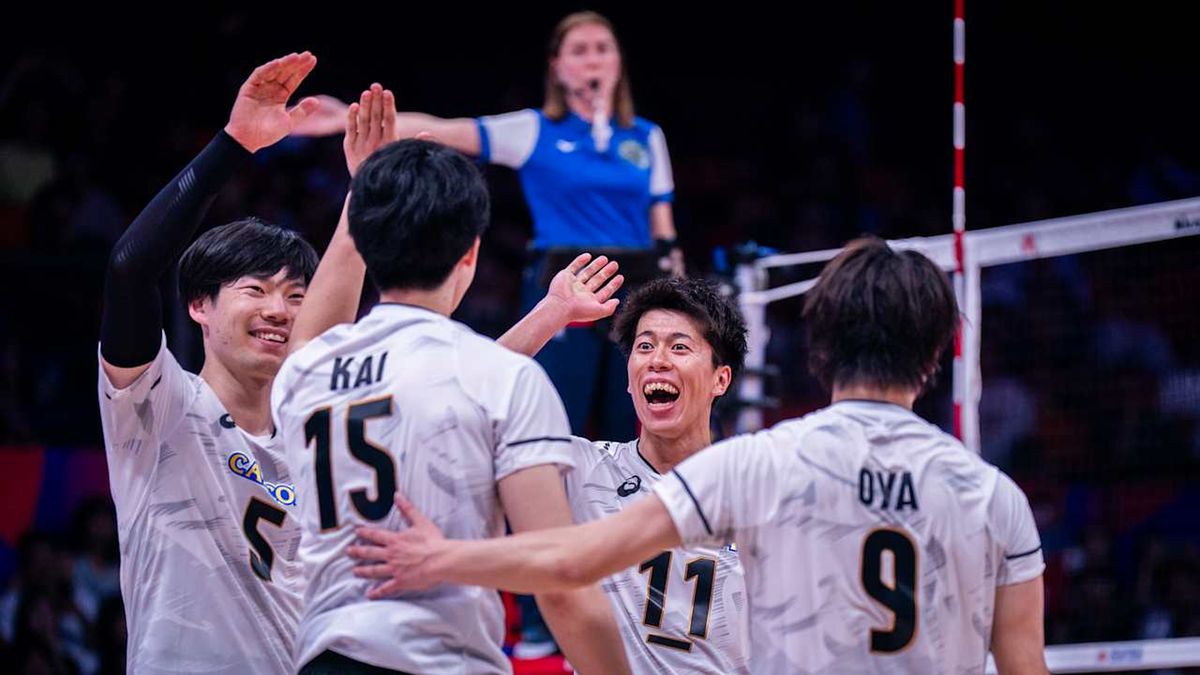 Materiały prasowe / VolleyballWorld / Na zdjęciu: reprezentacja Japonii