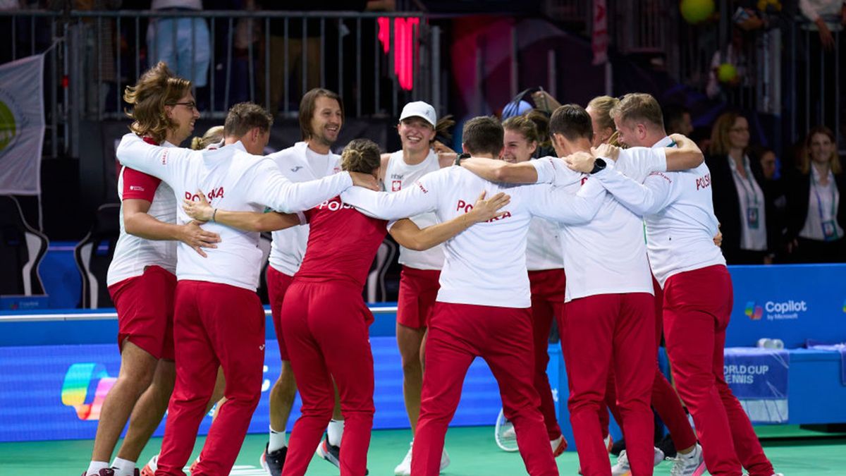 Getty Images /  Angel Martinez / Na zdjęciu: reprezentacja Polski cieszy się ze zwycięstwa