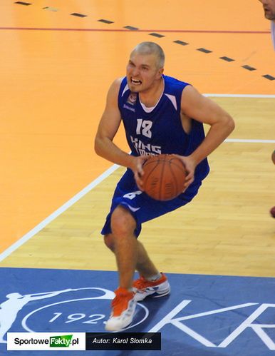 Piotr Pluta w meczu ze Startem Lublin zdobył 26 punktów.