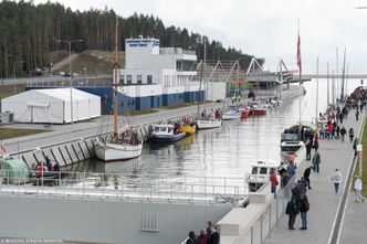 Przekop Mierzei Wiślanej. W tym miejscu miałoby powstać nowe przejście graniczne