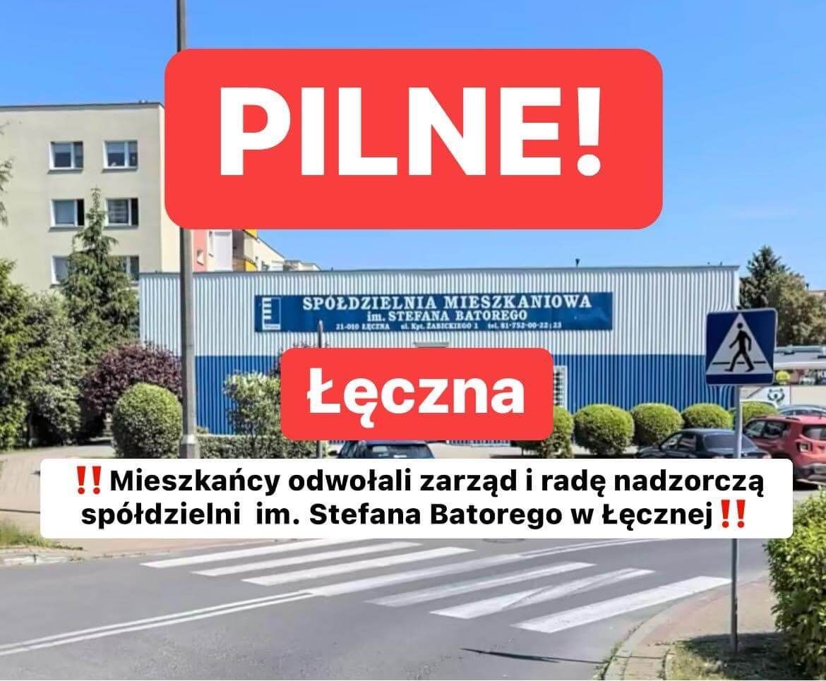 odwołanie zarządu i rady spółdzielni batory
