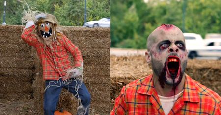 Sympatyczny strach na wróble? Nie, ZOMBIE!