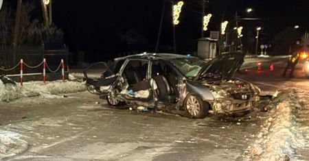 Wypadek w Zagościńcu. 21-letni kierowca był pijany