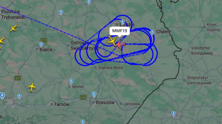 Nad wschodnią Polską lata m.in. powietrzny tankowiec NATO