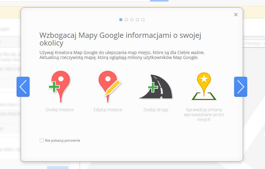 Kreator Map Google jeszcze jest dostępny.