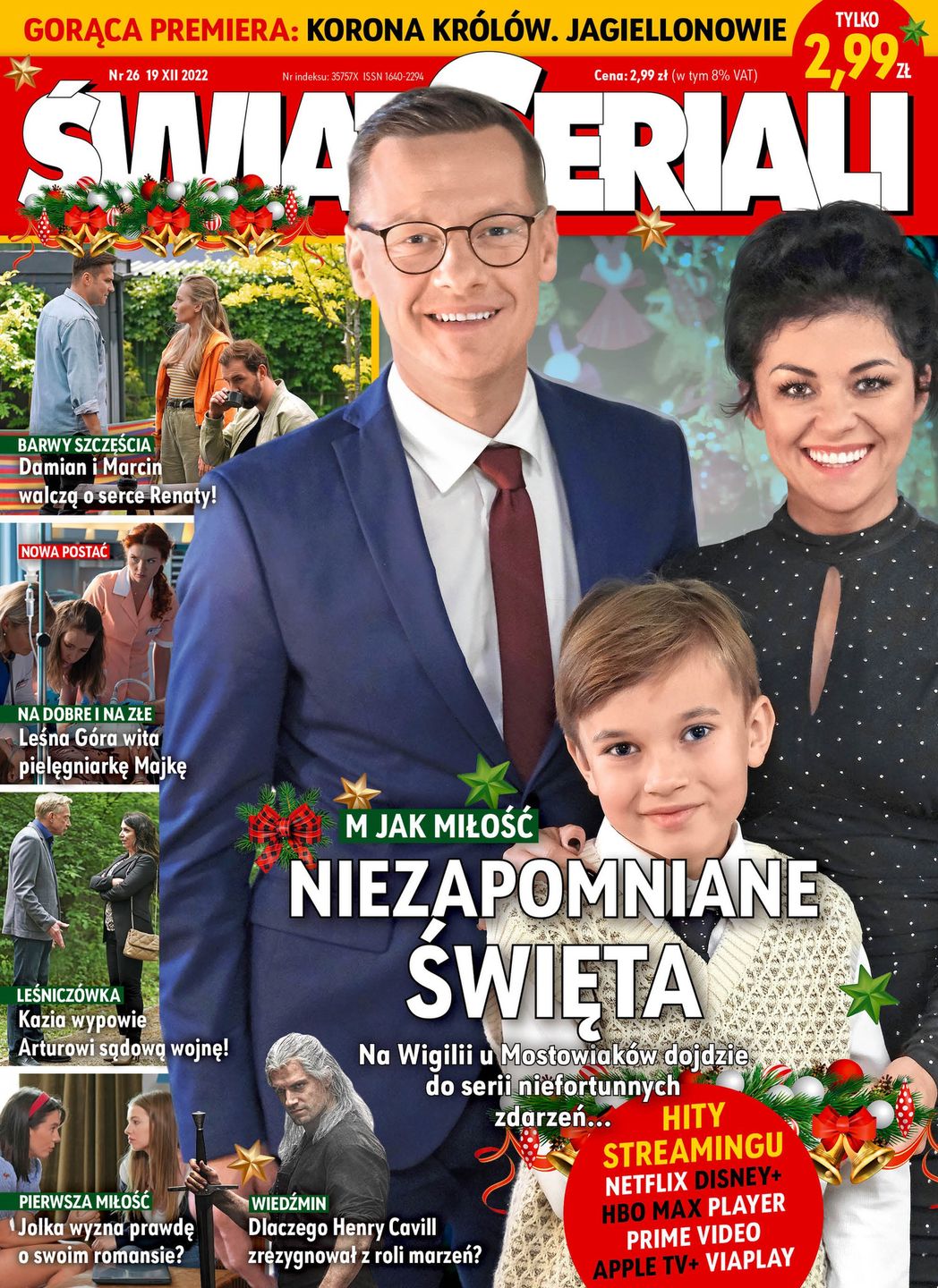 Marcin Mroczek na okładce Świata Seriali