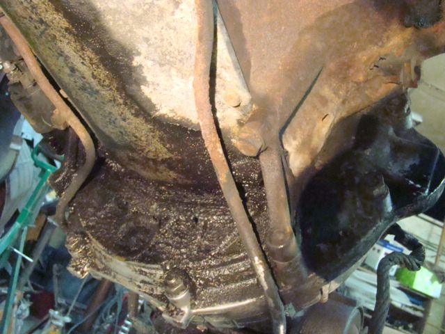 Mercedes 450 SL (R107) - wyjęcie silnika 12