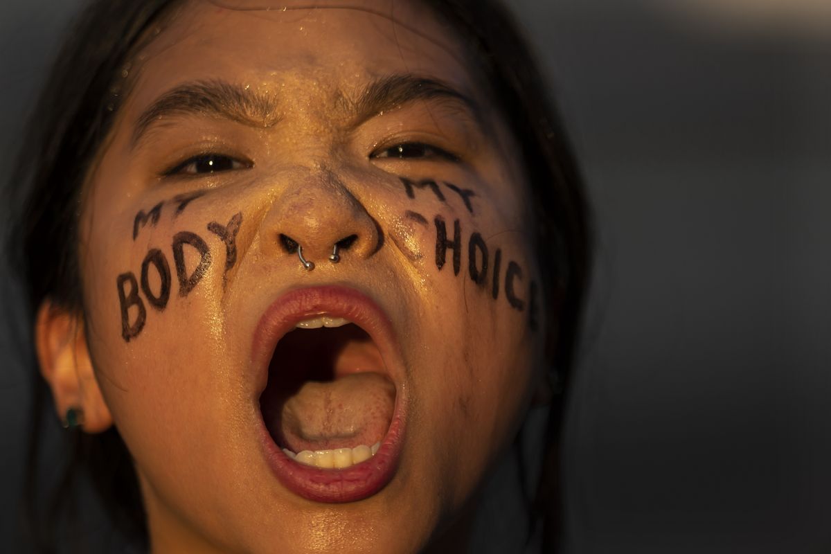 Протест "Моє тіло- мій вибір"