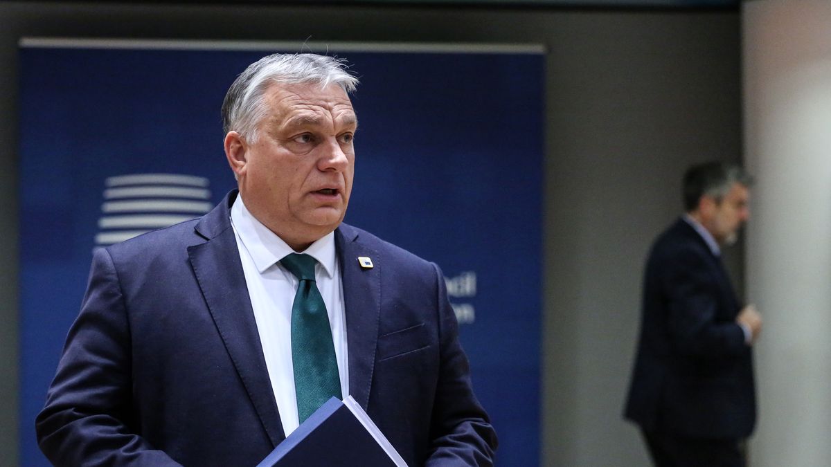 Viktor Orban, Hungary's prime minister, at the European Union (EU) leaders summit at the European Council headquarters in Brussels, Belgium, on Thursday, Dec. 15, 2022. EU leaders will discuss the latest developments in the Ukraine war, including how to help the Ukrainian people get through the winter following sustained Russian attacks on energy infrastructure. Photographer: Valeria Mongelli/Bloomberg via Getty Images