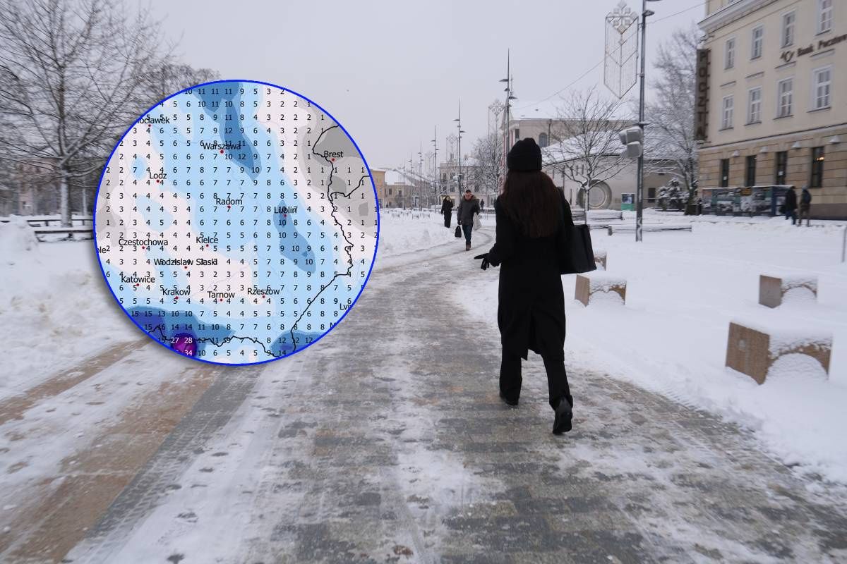 Śnieg wróci jeszcze przed sylwestrem. Prawdziwa zima coraz bliżej Lubelszczyzny, spadnie nawet 10 cm śniegu