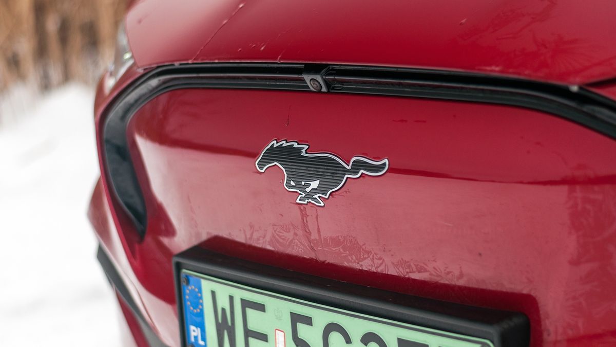 Ford Mustang Mach-E zimą