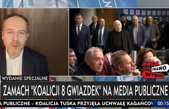 TVP Info z „paskiem” na czarno. Alarmuje o zamachu na media publiczne
