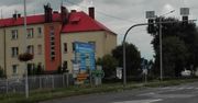 Uszkodzona sygnalizacja świetlna na ulicy Sandomierskiej