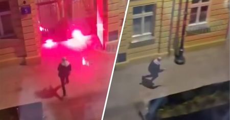 Strzelał w ludzi fajerwerkami. Jest ruch prokuratury