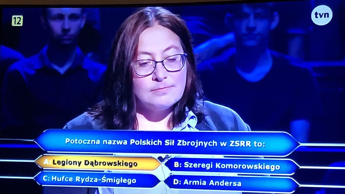 Pani Dorota nie poradziła sobie z pytaniem za 500 złotych 