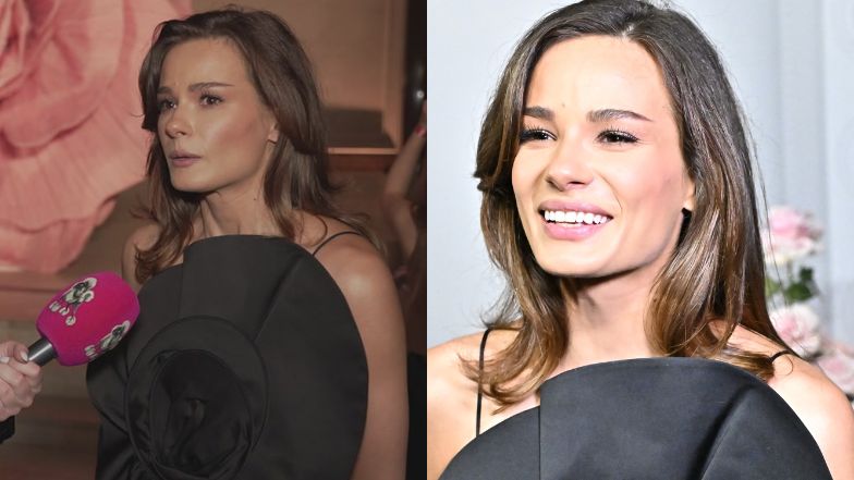 Natalia Szroeder reaguje na pytanie, czy jest szczęśliwa