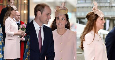 Ciężarna Kate w płaszczu od Alexandra McQueena (ZDJĘCIA)