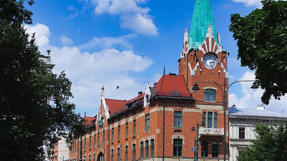 Pod Globusem, widok z ulicy Sławkowskiej