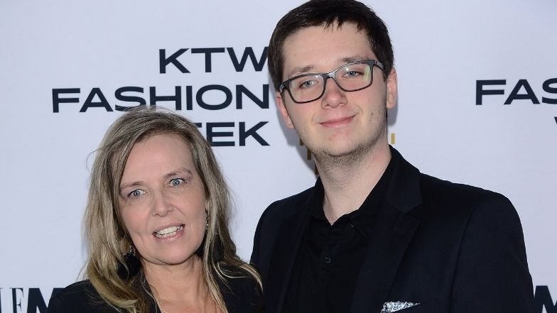 Marianna Dufek z synem Kamilem 