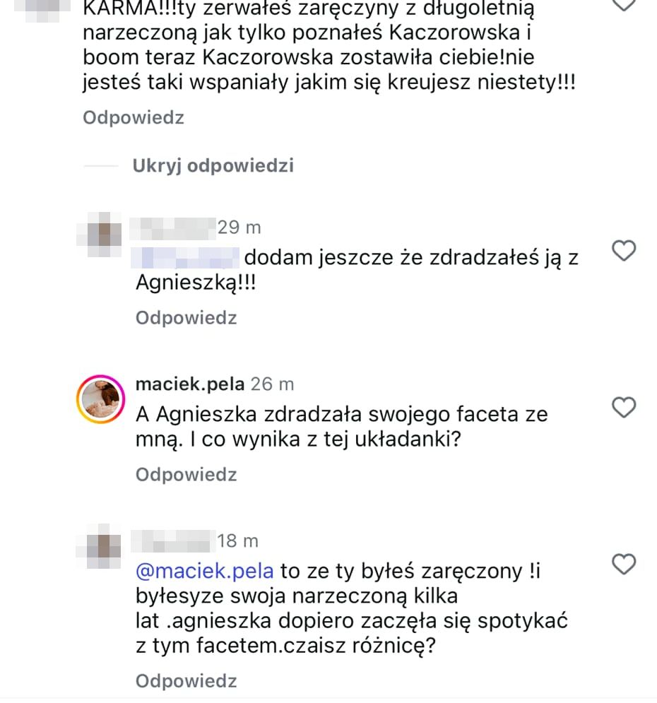 Maciej Pela dyskutuje z internautką