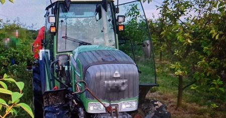 Nieszczęśliwy wypadek w trakcie zbioru wiśni. Sadownik w szpitalu