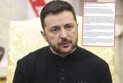 Zełenski ogłasza gotowość do negocjacji. "Jak najszybciej"