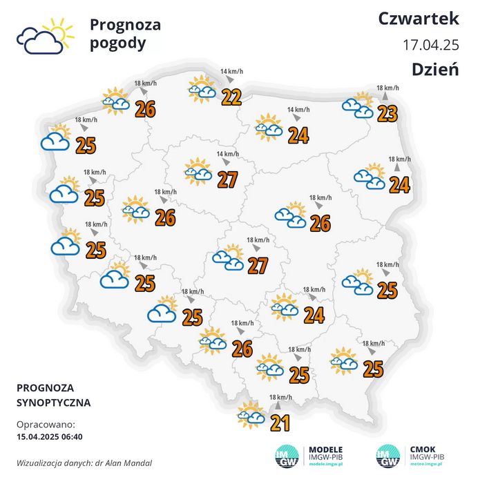 Pogoda w czwartek
